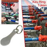 Charger l&#39;image dans la galerie, 1/2pcs Metal Shopping Cart Tokens Trolley Token Key Ring Decorative Keychain Multipurpose Shopping Portable For Home Outdoor
