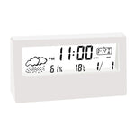 Charger l&#39;image dans la galerie, Thermo-Hygrometer Clock Creative Weather Display Electronic Alarm CLock Desktop Table Decor For Living Room Bedroom
