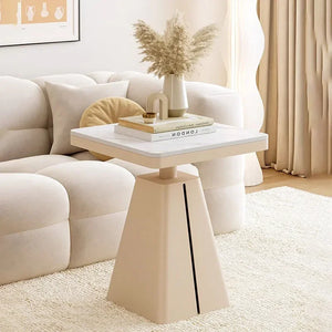 Aesthetic European Style Night Table Minimalist White Trendy Small Apartment Nightstand Slate Cream Wind Comodini Home Furniture