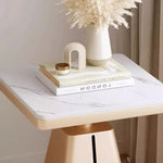 Charger l&#39;image dans la galerie, Aesthetic European Style Night Table Minimalist White Trendy Small Apartment Nightstand Slate Cream Wind Comodini Home Furniture
