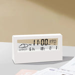 Charger l&#39;image dans la galerie, Thermo-Hygrometer Clock Creative Weather Display Electronic Alarm CLock Desktop Table Decor For Living Room Bedroom
