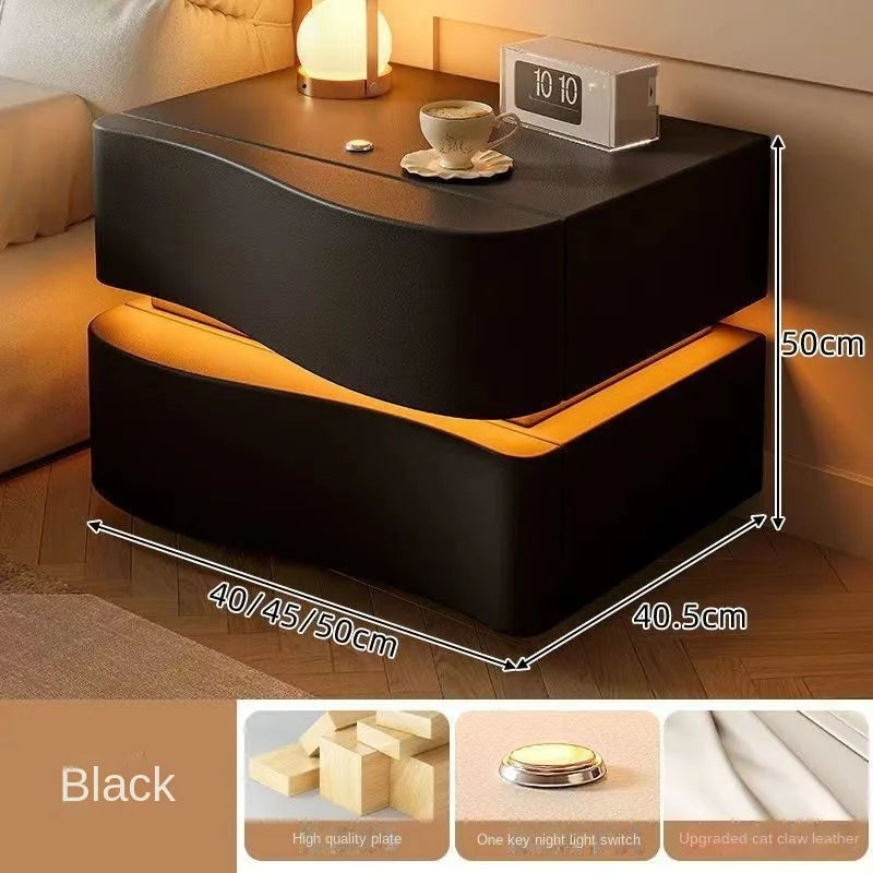 Creative Small Ultra Narrow Storage Cabinet Modern And Simple Home Bedroom Bedside Cabinet Bedside Table Nightstands Furniture