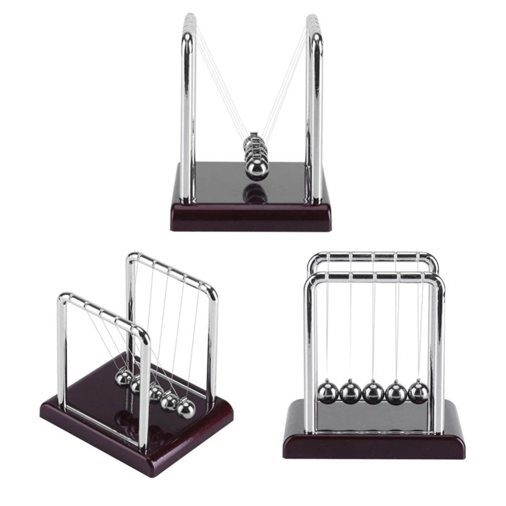 Newton's Cradle Desk Table Decor Metal Pendulum Ball Steel Balance Ball Newton Ball Physics Science Pendulum