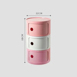 Bedside Table Modern Simple Plastic Multi-layer Ins Net Red Creative Storage Cabinet Minimalist Living Room Storage Cabinet