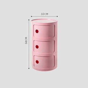 Bedside Table Modern Simple Plastic Multi-layer Ins Net Red Creative Storage Cabinet Minimalist Living Room Storage Cabinet