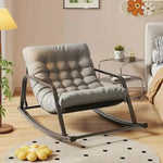 Charger l&#39;image dans la galerie, Double Chair With Cushion Sofas Chaise Home Balcony Rocking Chairs Available In Winter And Summer Large Comfortable Lounge Chair
